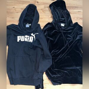 Black Puma Hoodies